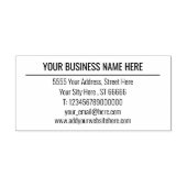 プロフェッショナル差出人住所スタンプデザイン独自 セルフインキングスタンプ (デザイン)