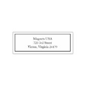 プロフェッショナル差出人住所スタンプ – 自己手書き セルフインキングスタンプ (デザイン)