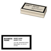 プロフェッショナル差出人住所 ラバースタンプ (押印)