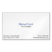 プロフェッショナル平エレガント磁気モダンカード マグネット名刺 (正面)