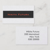 プロフェッショナル幾何学模様名刺 名刺 (正面/裏面)