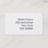 プロフェッショナル幾何学模様名刺 名刺 (裏面)