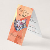 プロフェッショナル幾何学的な名刺 名刺 (正面)