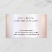 プロフェッショナル幾何学的メイクアップアイブラシストローク 名刺 (裏面)