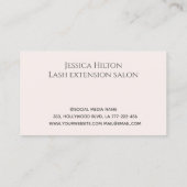 プロフェッショナル幾何学的メイクアップアイブラシストローク 名刺 (裏面)