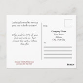 プロフェッショナル広告のはがき – HAMbyWG ポストカード (裏面)