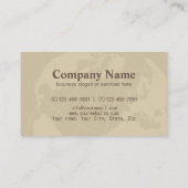 プロフェッショナル建築グローバルツール大工 名刺 (裏面)