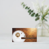 プロフェッショナル建築グローバルツール大工 名刺 (スタンド正面)