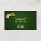 プロフェッショナル建築ハンディマンカーペンタールーフ 名刺 (裏面)