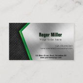 プロフェッショナル建築ビルダーメタル 名刺 (裏面)