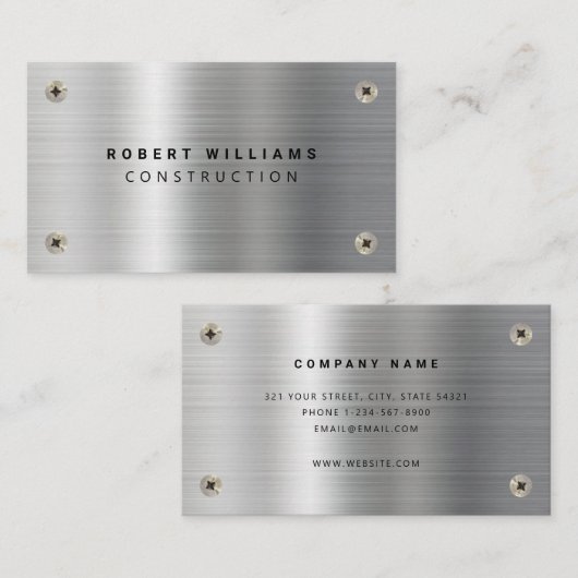 プロフェッショナル建築便利屋名刺 名刺 (正面/裏面)