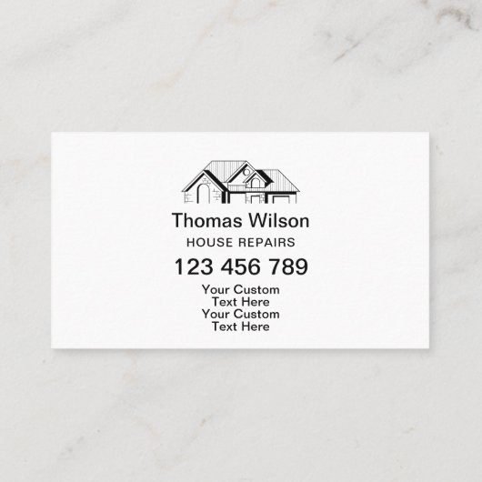 プロフェッショナル建築手利大工ツール 名刺 (裏面)