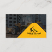 プロフェッショナル建築請負業者ビルダーフォト 名刺 (裏面)