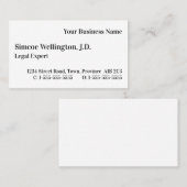 プロフェッショナル弁護士の名刺 名刺 (正面/裏面)
