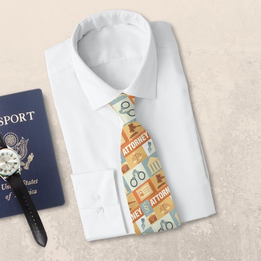 プロフェッショナル弁護士アイコニック設計 ネクタイ