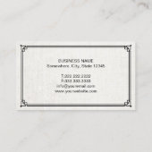 プロフェッショナル弁護士シンプル枠 名刺 (裏面)