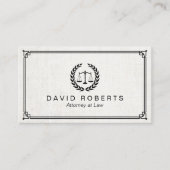 プロフェッショナル弁護士シンプル枠 名刺 (正面)