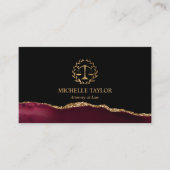 プロフェッショナル弁護士ジャスティススケール弁護士 名刺 (正面)