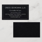 プロフェッショナル弁護士ビジネスカード 名刺 (正面/裏面)