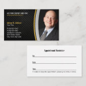 プロフェッショナル弁護士フォトラ最高のグレジュアリーアポイントメント 予約カード (正面/裏面)