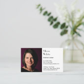 プロフェッショナル弁護士ブラックアンドホワイトビジネスカード ロイヤリティカード (スタンド正面)