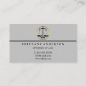 プロフェッショナル弁護士ブラックスケールビジネス 名刺 (正面)