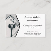 プロフェッショナル弁護士ブラック&ホワイトビジネスカード ロイヤリティカード (正面)