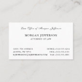 プロフェッショナル弁護士弁護士建物写真 名刺 (裏面)