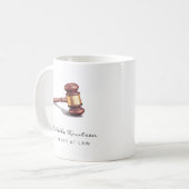プロフェッショナル弁護士弁護士贅沢 コーヒーマグカップ (正面左)