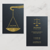 プロフェッショナル弁護士 |ゴールデン 名刺 (正面/裏面)