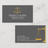 プロフェッショナル弁護士、法律事務所 名刺 (正面/裏面)