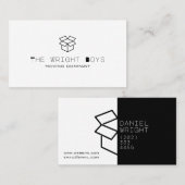 プロフェッショナル引っ越し会社 名刺 (正面/裏面)