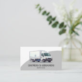 プロフェッショナル引越し業者ボックストラック移動会社 名刺 (スタンド正面)