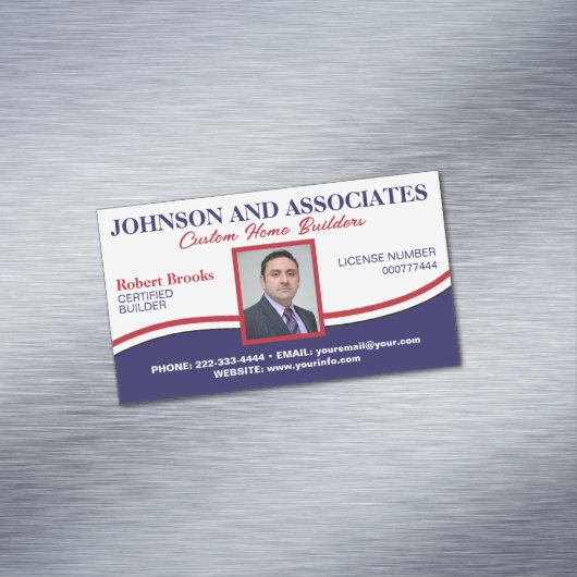 プロフェッショナル従業員の磁気名刺 マグネット名刺 (インサイチュ)