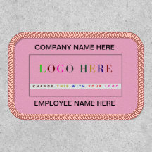 プロフェッショナル従業員名事業カスタムロゴ