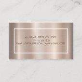 プロフェッショナル心理学者セラピスト，ロータス，ヨガ 名刺 (裏面)