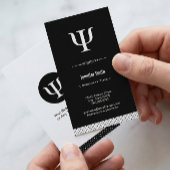プロフェッショナル心理学者 – 心理学Psiシンボル 名刺