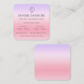 プロフェッショナル悲嘆カウンセリンググループ会議 スクエア名刺 (正面/裏面)