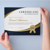 プロフェッショナル感謝状 チラシ (手)