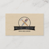 プロフェッショナル手利木目商カード 名刺 (正面)