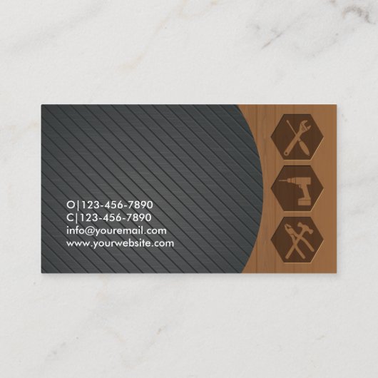 プロフェッショナル手商建築改造 名刺 (裏面)