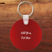 プロフェッショナル手書き入力文字モダン赤 キーホルダー (正面)