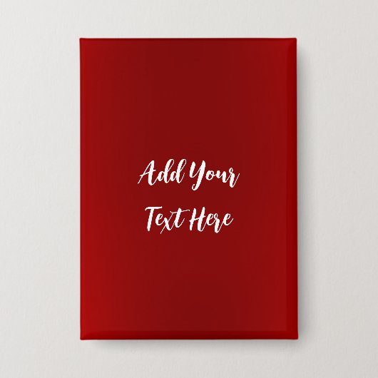 プロフェッショナル手書き入力文字モダン赤 缶バッジ (正面)