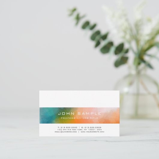 プロフェッショナル抽象芸術アートクリエイティブプレモダンイン 名刺 (スタンド正面)