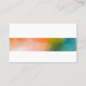 プロフェッショナル抽象芸術アートクリエイティブプレモダンイン 名刺 (裏面)