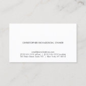 プロフェッショナル抽象芸術クラウドロゴ 名刺 (裏面)