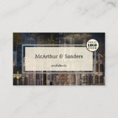 プロフェッショナル抽象芸術都市デザイン建築家 名刺 (正面)