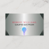 プロフェッショナル探し電気技師名刺 名刺 (正面)