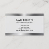 プロフェッショナル携帯電話修理サービス 名刺 (裏面)