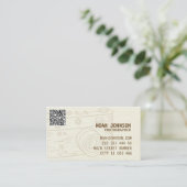 プロフェッショナル撮影カメラフォトグラファーQR 名刺 (スタンド正面)